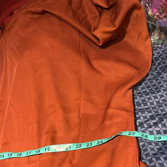 Vintage style Rust Orange black  Beautiful abaya maxi dress - Picture 9 of 13